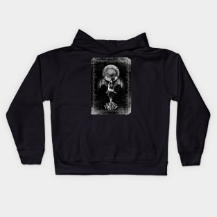 DenialJ Evil Merch - Horror Collage Artwork Kids Hoodie